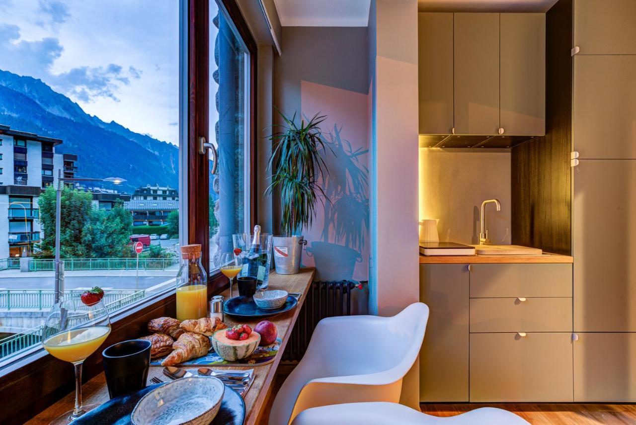 Chamonix City Center Luxury Studio Apartment エクステリア 写真